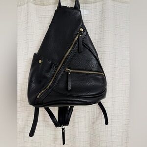 Black Sling Backpack